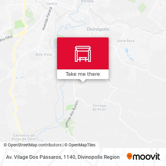 Av. Vilage Dos Pássaros, 1140 map