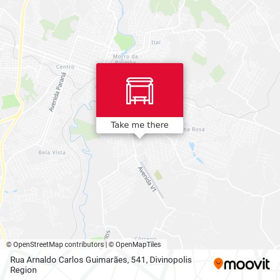 Rua Arnaldo Carlos Guimarães, 541 map