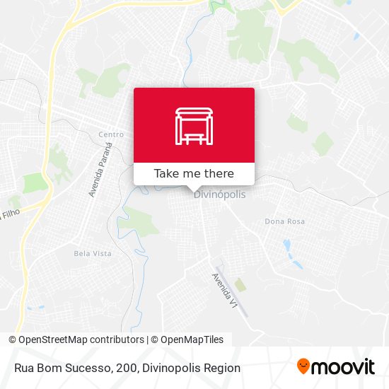 Rua Bom Sucesso, 200 map