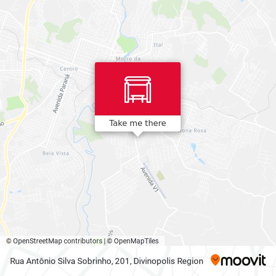 Rua Antônio Silva Sobrinho, 201 map