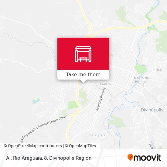 Al. Rio Araguaia, 8 map
