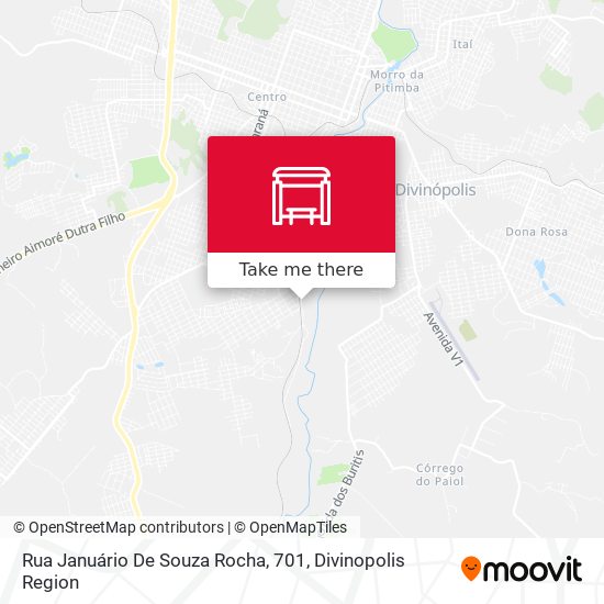 Rua Januário De Souza Rocha, 701 map