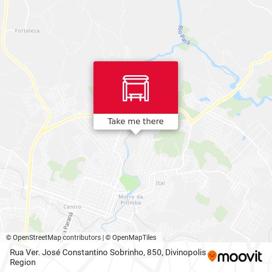 Rua Ver. José Constantino Sobrinho, 850 map