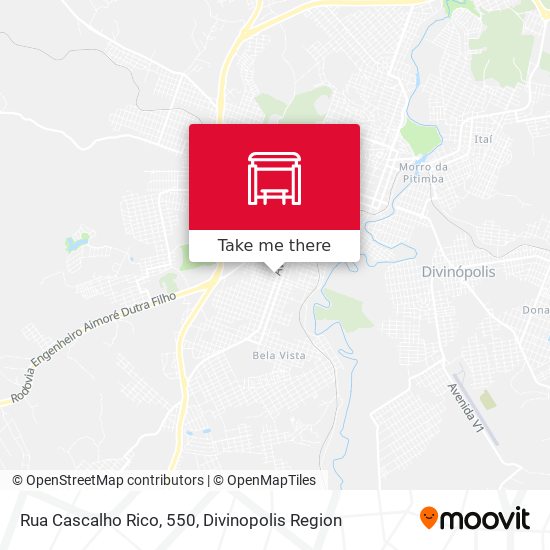 Rua Cascalho Rico, 550 map