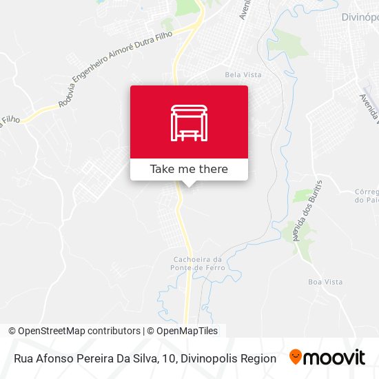 Mapa Rua Afonso Pereira Da Silva, 10