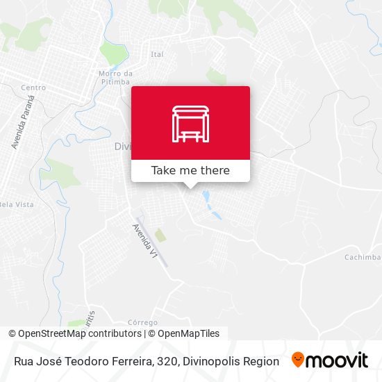 Rua José Teodoro Ferreira, 320 map