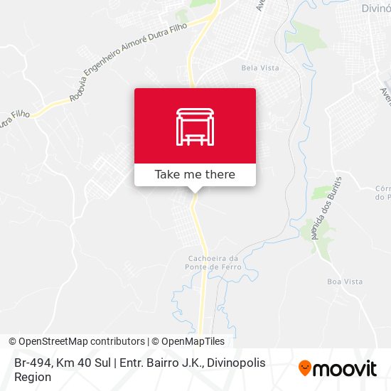 Br-494, Km 40 Sul | Entr. Bairro J.K. map