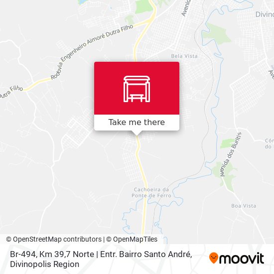 Br-494, Km 39,7 Norte | Entr. Bairro Santo André map