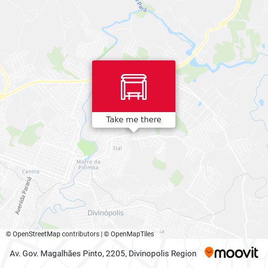 Av. Gov. Magalhães Pinto, 2205 map