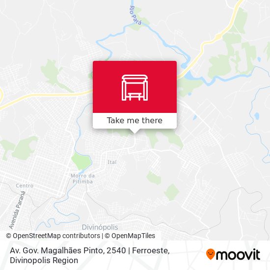 Av. Gov. Magalhães Pinto, 2540 | Ferroeste map