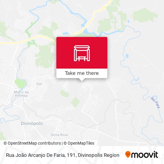 Rua João Arcanjo De Faria, 191 map