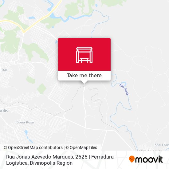 Rua Jonas Azevedo Marques, 2525 | Ferradura Logística map