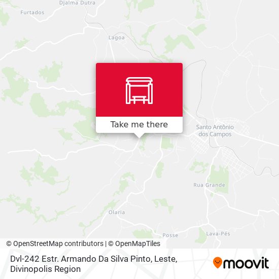 Dvl-242 Estr. Armando Da Silva Pinto, Leste map