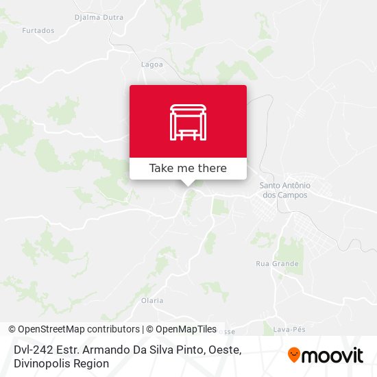 Dvl-242 Estr. Armando Da Silva Pinto, Oeste map