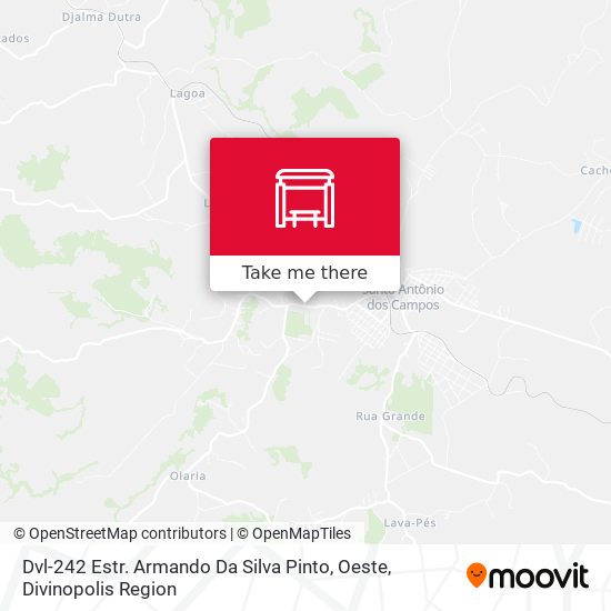 Dvl-242 Estr. Armando Da Silva Pinto, Oeste map