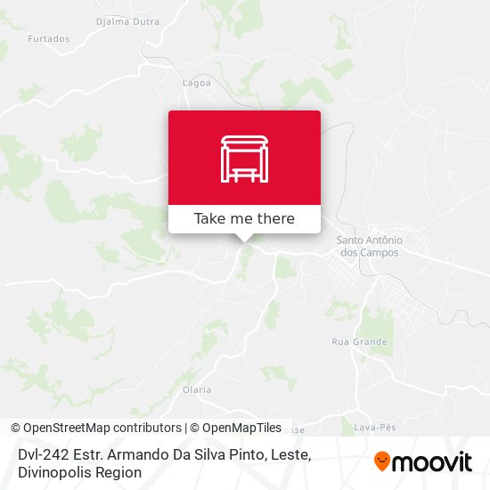 Dvl-242 Estr. Armando Da Silva Pinto, Leste map