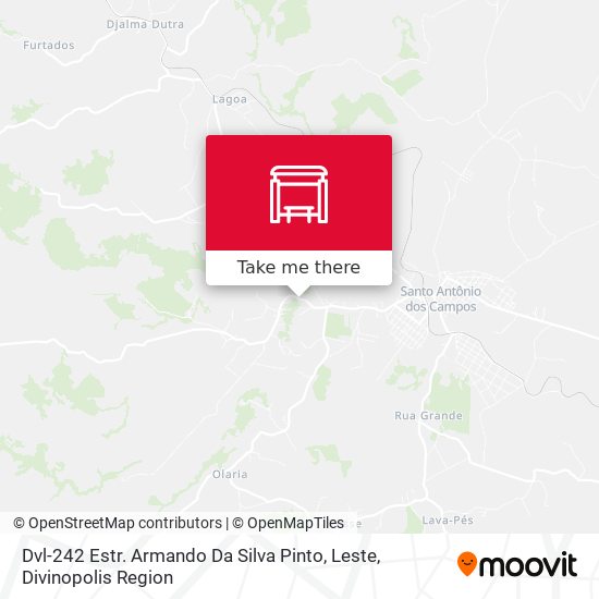 Dvl-242 Estr. Armando Da Silva Pinto, Leste map