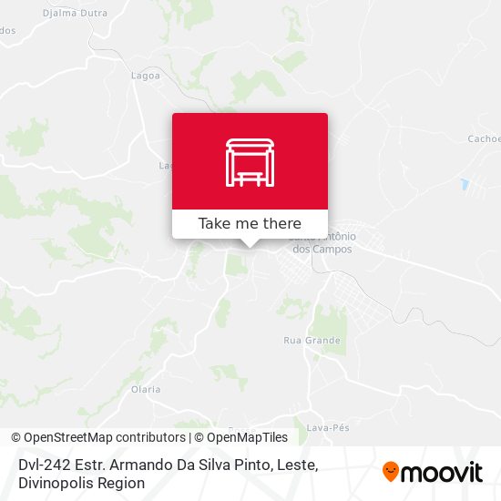 Dvl-242 Estr. Armando Da Silva Pinto, Leste map