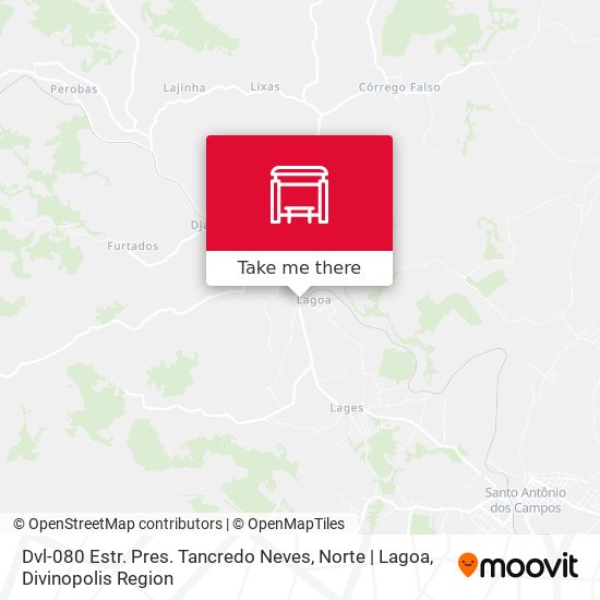 Dvl-080 Estr. Pres. Tancredo Neves, Norte | Lagoa map