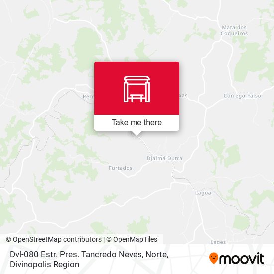 Dvl-080 Estr. Pres. Tancredo Neves, Norte map