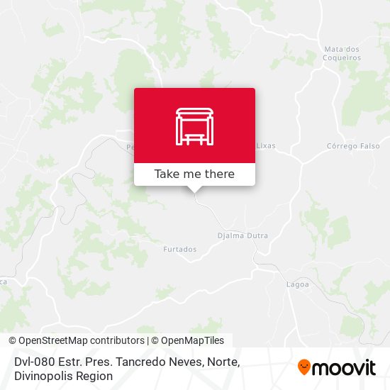 Dvl-080 Estr. Pres. Tancredo Neves, Norte map