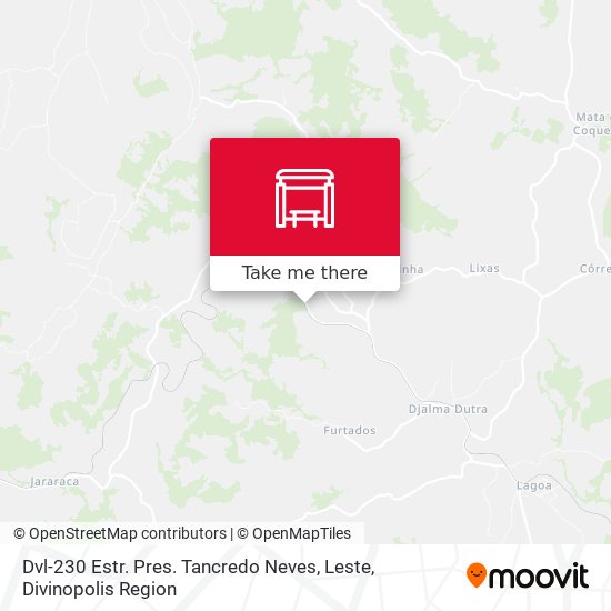 Dvl-230 Estr. Pres. Tancredo Neves, Leste map