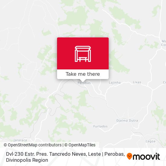 Dvl-230 Estr. Pres. Tancredo Neves, Leste | Perobas map
