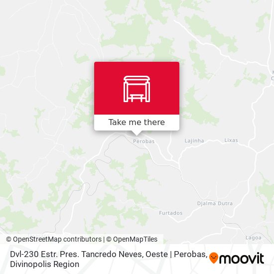 Dvl-230 Estr. Pres. Tancredo Neves, Oeste | Perobas map