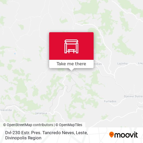 Dvl-230 Estr. Pres. Tancredo Neves, Leste map