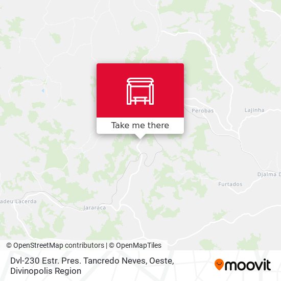 Dvl-230 Estr. Pres. Tancredo Neves, Oeste map