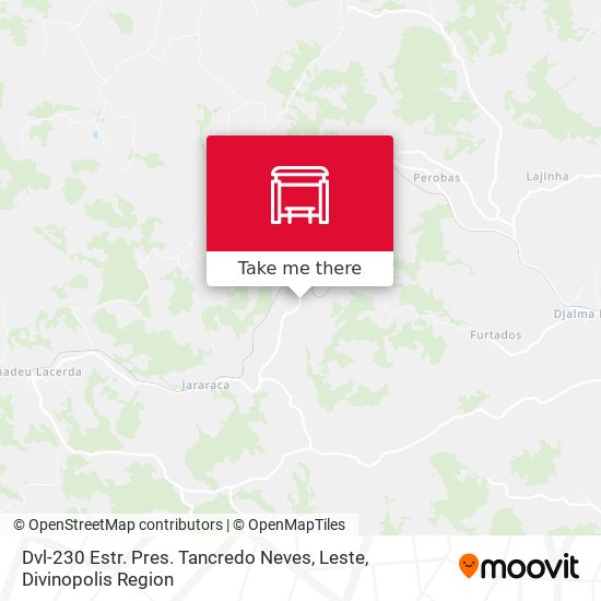 Dvl-230 Estr. Pres. Tancredo Neves, Leste map