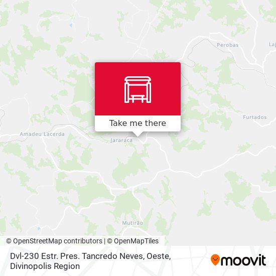 Dvl-230 Estr. Pres. Tancredo Neves, Oeste map