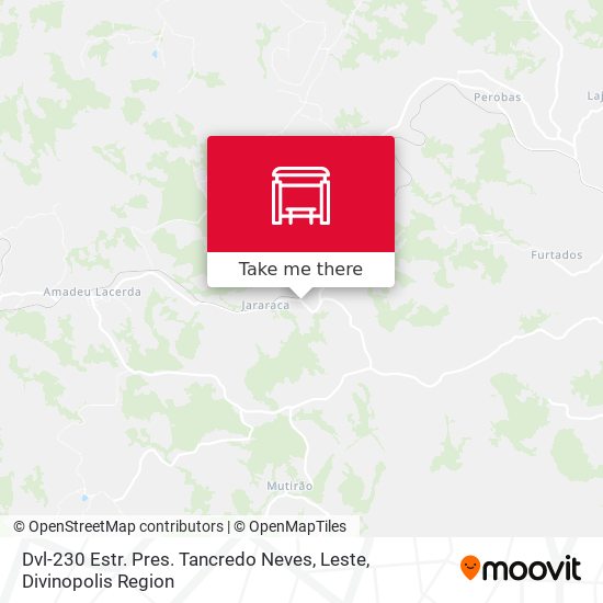 Dvl-230 Estr. Pres. Tancredo Neves, Leste map