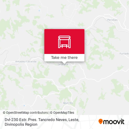 Dvl-230 Estr. Pres. Tancredo Neves, Leste map