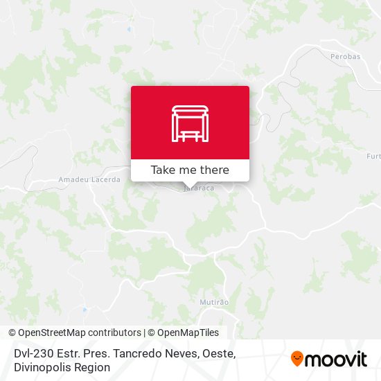 Dvl-230 Estr. Pres. Tancredo Neves, Oeste map