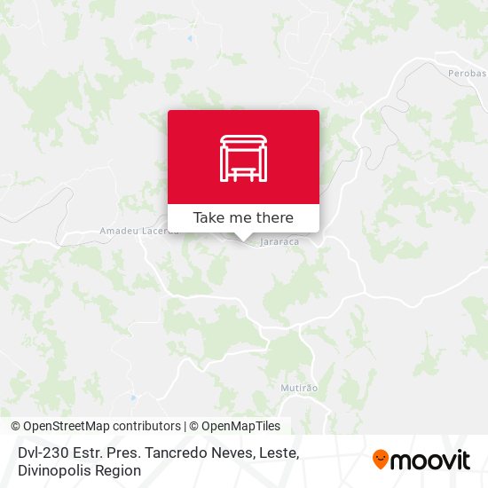 Dvl-230 Estr. Pres. Tancredo Neves, Leste map