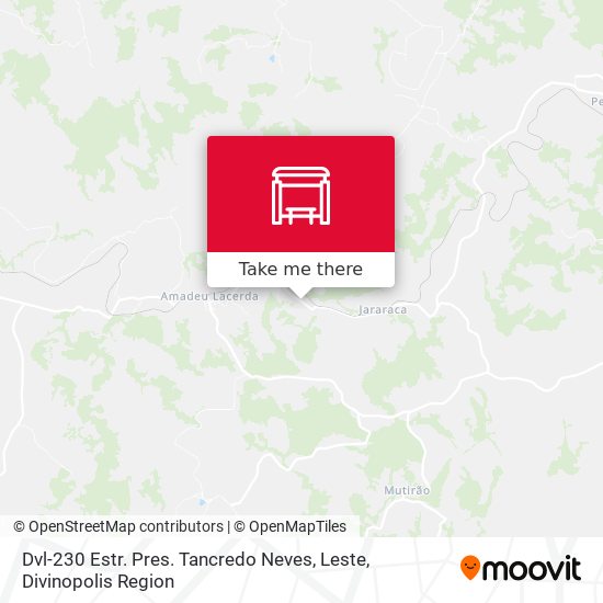 Dvl-230 Estr. Pres. Tancredo Neves, Leste map