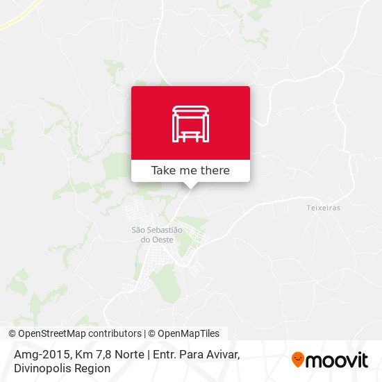 Mapa Amg-2015, Km 7,8 Norte | Entr. Para Avivar