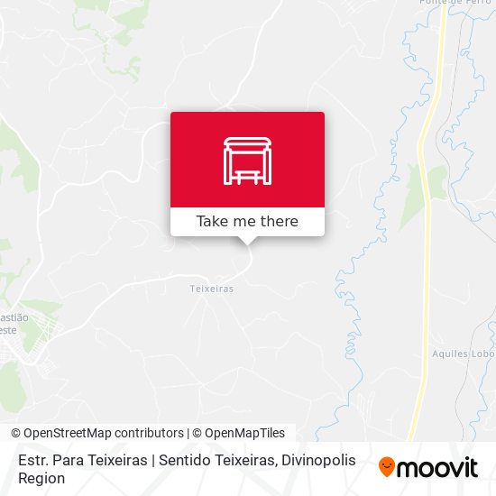 Estr. Para Teixeiras | Sentido Teixeiras map