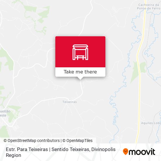 Estr. Para Teixeiras | Sentido Teixeiras map