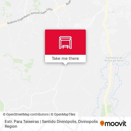 Estr. Para Teixeiras | Sentido Divinópolis map