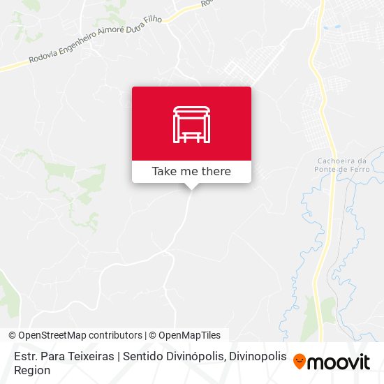 Estr. Para Teixeiras | Sentido Divinópolis map