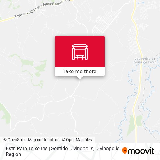 Estr. Para Teixeiras | Sentido Divinópolis map