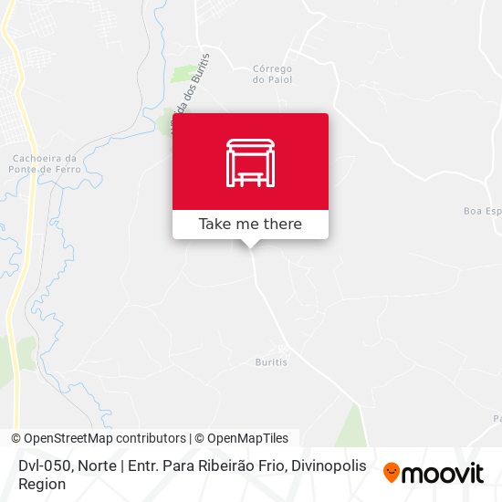 Dvl-050, Norte | Entr. Para Ribeirão Frio map