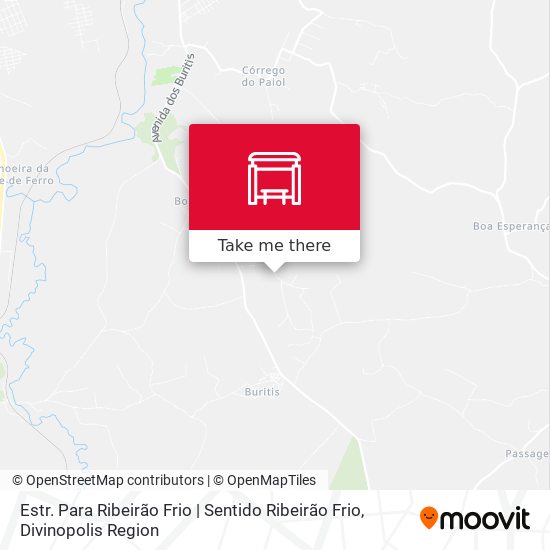 Estr. Para Ribeirão Frio | Sentido Ribeirão Frio map