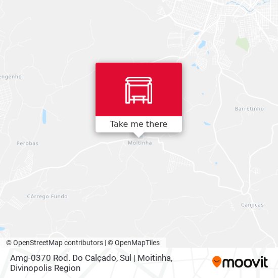 Amg-0370 Rod. Do Calçado, Sul | Moitinha map