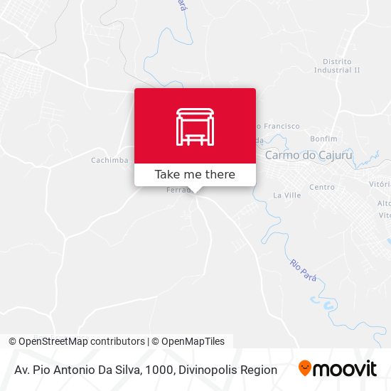 Av. Pio Antonio Da Silva, 1000 map