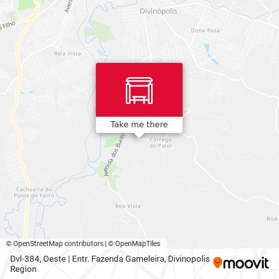 Dvl-384, Oeste | Entr. Fazenda Gameleira map
