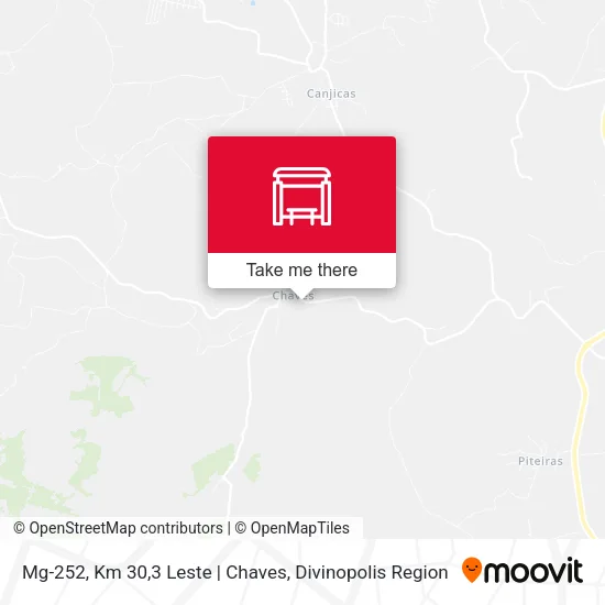 Mg-252, Km 30,3 Leste | Chaves map