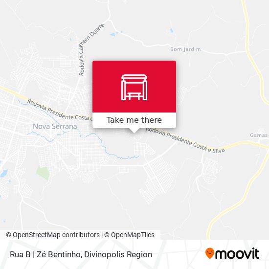 Rua B | Zé Bentinho map